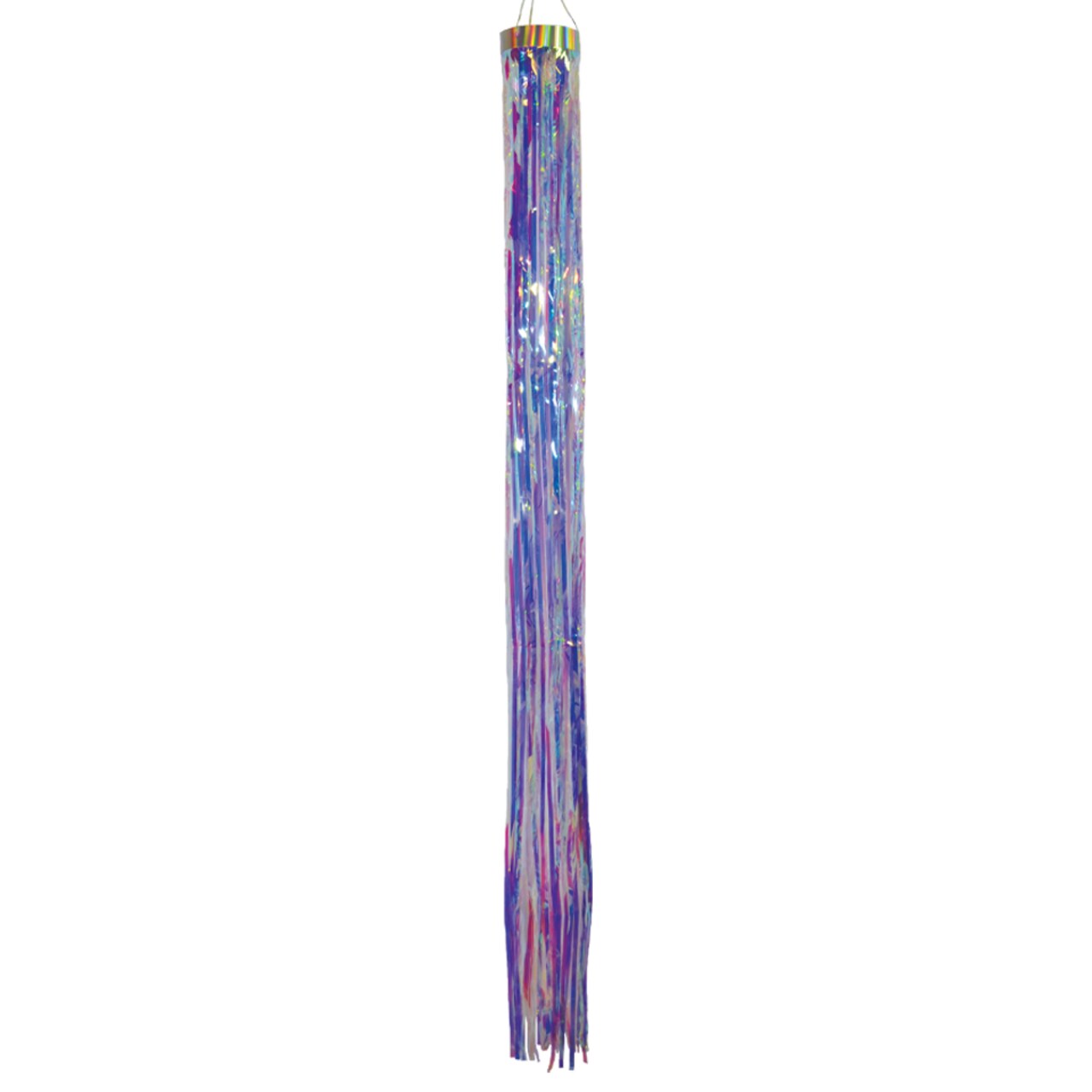 In the Breeze 9064 - 51 Inch Iridescent Holographic Windsock - Decorative and Humane Bird and Pest Deterrent